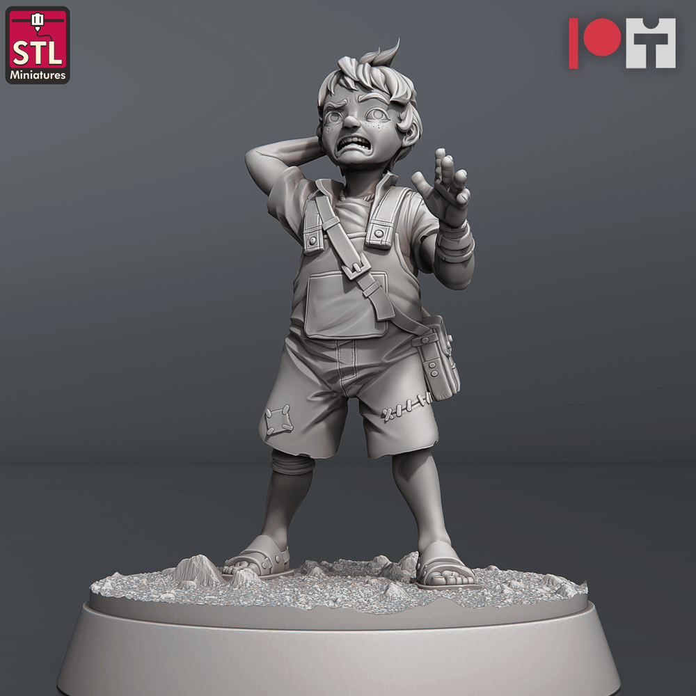 3D Printed STL Miniatures Orphanage Set 28 - 32mm War Gaming D&D (Online Only)