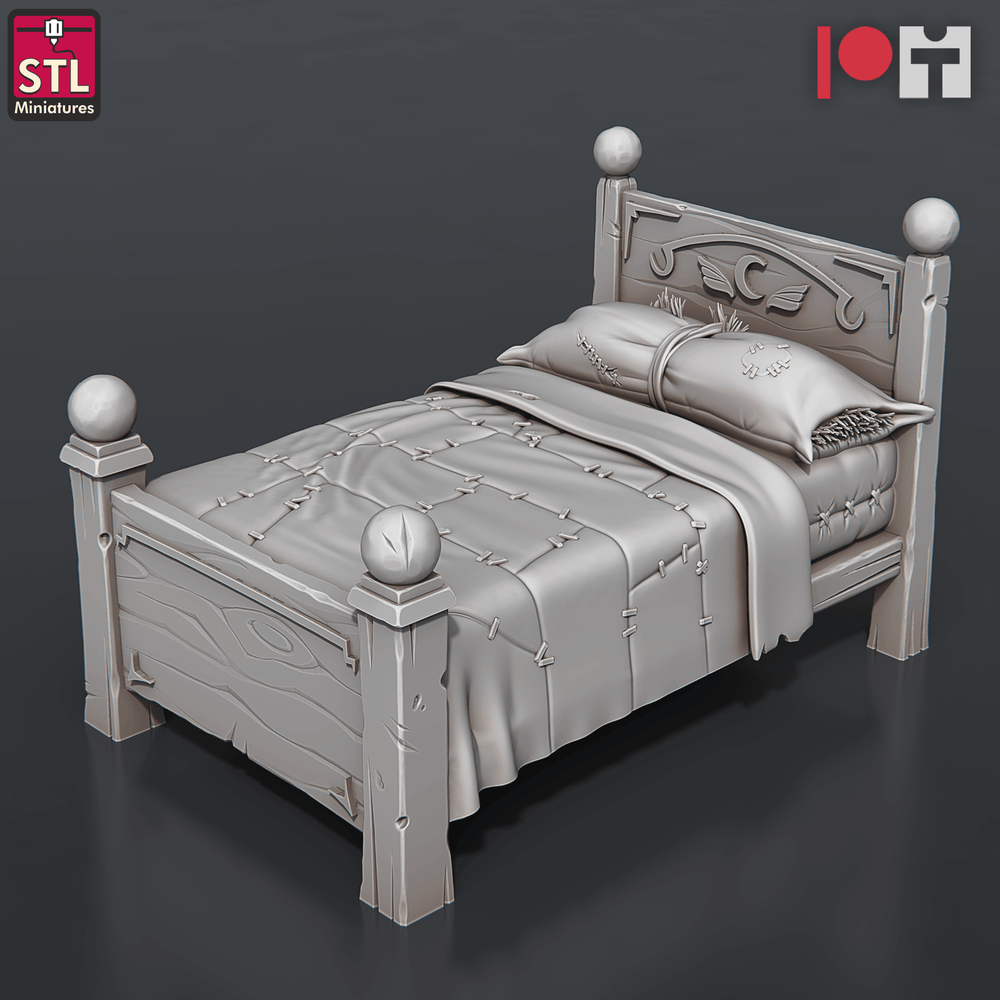 3D Printed STL Miniatures Orphanage Set 28 - 32mm War Gaming D&D (Online Only)