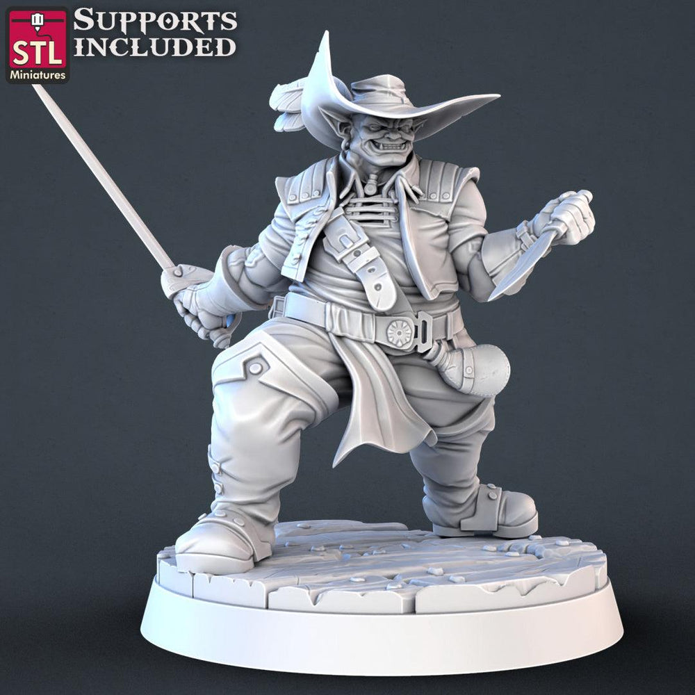 3D Printed STL Miniatures Pirate Set 28 - 32mm War Gaming D&D (Online Only)