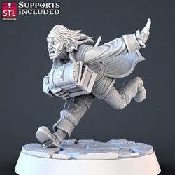 3D Printed STL Miniatures Pirate Set 28 - 32mm War Gaming D&D (Online Only)