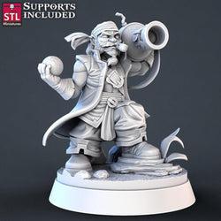 3D Printed STL Miniatures Pirate Set 28 - 32mm War Gaming D&D (Online Only)