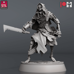 3D Printed STL Miniatures Reaver Knights 28 - 32mm War Gaming D&D (Online Only)