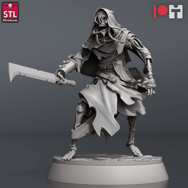 3D Printed STL Miniatures Reaver Knights 28 - 32mm War Gaming D&D (Online Only)