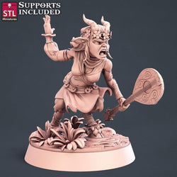 3D Printed STL Miniatures Satyrs Set 28 - 32mm War Gaming D&D (Online Only)