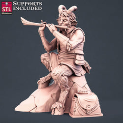 3D Printed STL Miniatures Satyrs Set 28 - 32mm War Gaming D&D (Online Only)