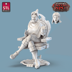3D Printed STL Miniatures SG4 Individual Characters Set Fantasy NPC 28mm - 32mm War Gaming D&D (Online Only)