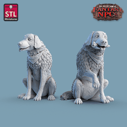 3D Printed STL Miniatures SG4 Individual Characters Set Fantasy NPC 28mm - 32mm War Gaming D&D (Online Only)