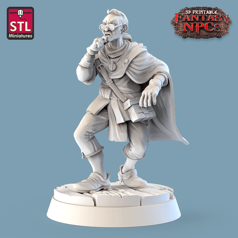 3D Printed STL Miniatures SG4 Individual Characters Set Fantasy NPC 28mm - 32mm War Gaming D&D (Online Only)