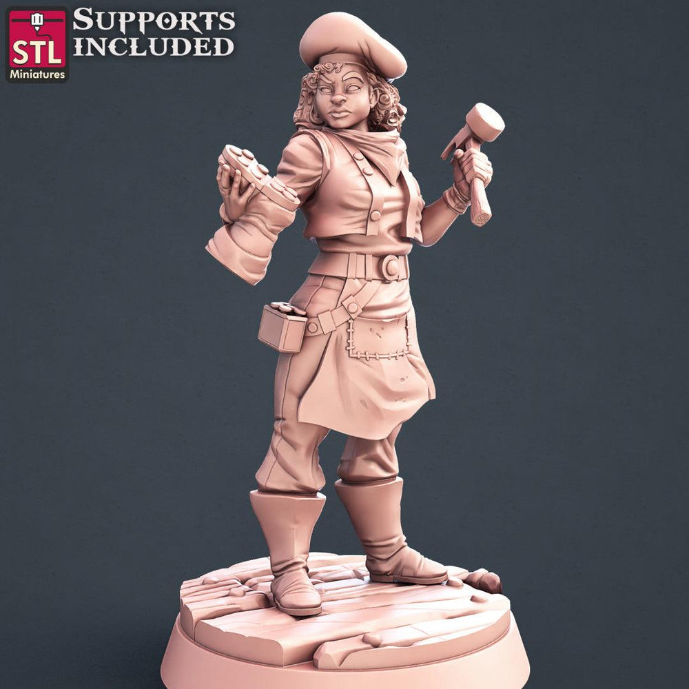 3D Printed STL Miniatures Shoemakers Set 28 - 32mm War Gaming D&D (Online Only)
