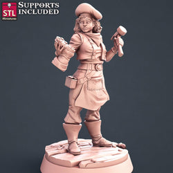 3D Printed STL Miniatures Shoemakers Set 28 - 32mm War Gaming D&D (Online Only)