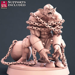 3D Printed STL Miniatures Slave Merchant Set 28 - 32mm War Gaming D&D (Online Only)
