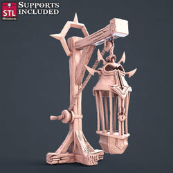 3D Printed STL Miniatures Slave Merchant Set 28 - 32mm War Gaming D&D (Online Only)