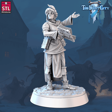 3D Printed STL Miniatures The Frost City Apprentices 28mm - 32mm War Gaming D&D (Online Only)