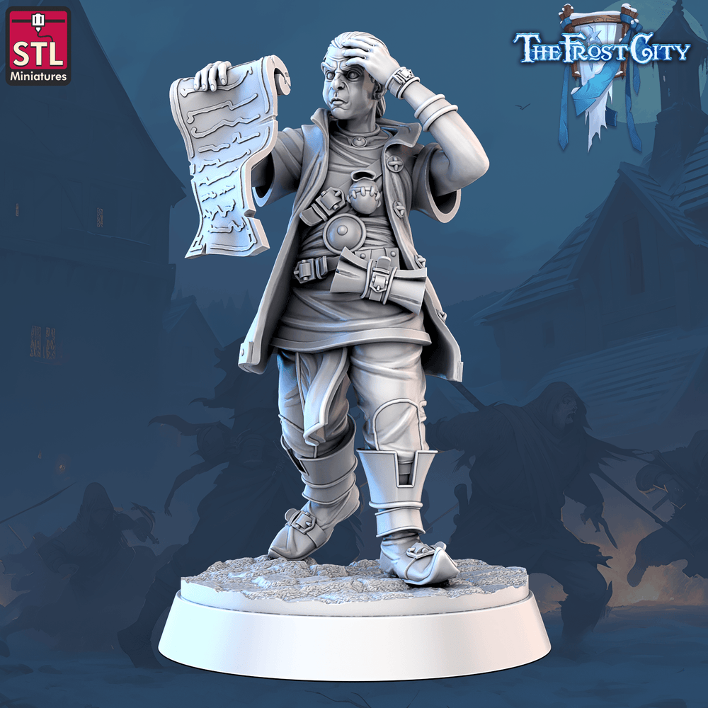 3D Printed STL Miniatures The Frost City Apprentices 28mm - 32mm War Gaming D&D (Online Only)