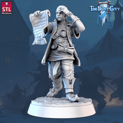3D Printed STL Miniatures The Frost City Apprentices 28mm - 32mm War Gaming D&D (Online Only)