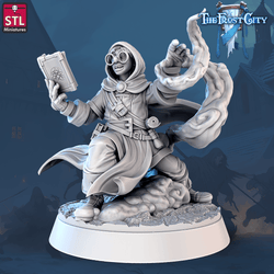 3D Printed STL Miniatures The Frost City Apprentices 28mm - 32mm War Gaming D&D (Online Only)