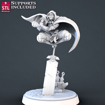 3D Printed STL Miniatures Thief DnD Tribute Set 28mm - 32mm War Gaming D&D (Online Only)