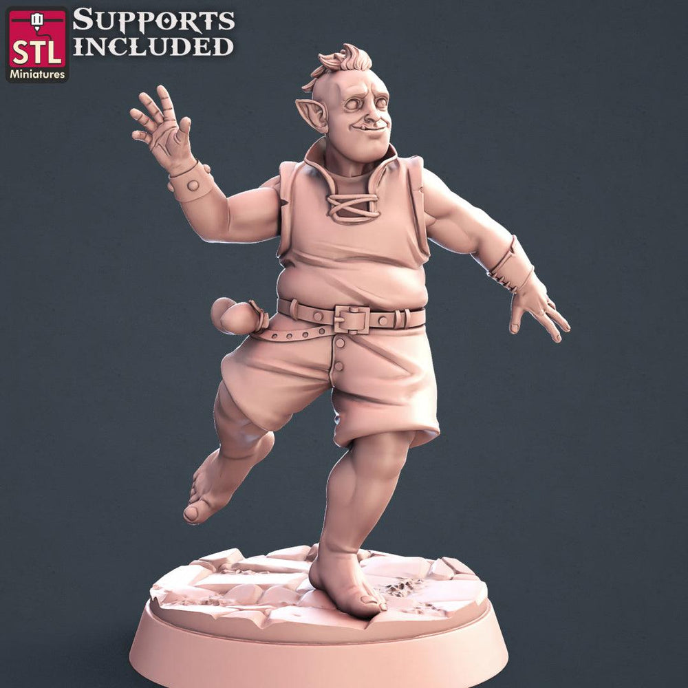 3D Printed STL Miniatures Townsfolks Vol 1 Set Fantasy NPC 2 | 28 - 32mm War Gaming D&D (Online Only)
