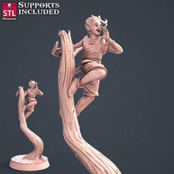 3D Printed STL Miniatures Townsfolks Vol 1 Set Fantasy NPC 2 | 28 - 32mm War Gaming D&D (Online Only)