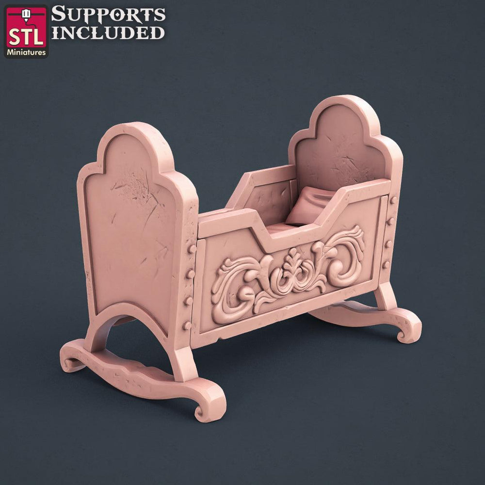 3D Printed STL Miniatures Townsfolks Vol 1 Set Fantasy NPC 2 | 28 - 32mm War Gaming D&D (Online Only)