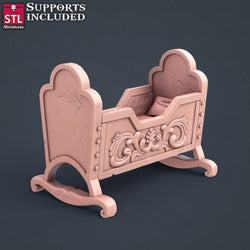 3D Printed STL Miniatures Townsfolks Vol 1 Set Fantasy NPC 2 | 28 - 32mm War Gaming D&D (Online Only)