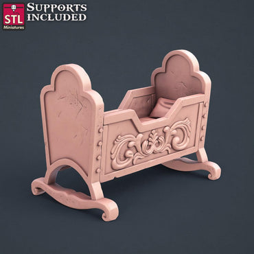 3D Printed STL Miniatures Townsfolks Vol 1 Set Fantasy NPC 2 | 28 - 32mm War Gaming D&D (Online Only)