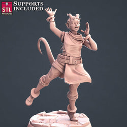 3D Printed STL Miniatures Townsfolks Vol 1 Set Fantasy NPC 2 | 28 - 32mm War Gaming D&D (Online Only)