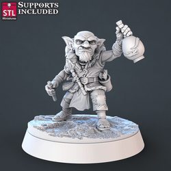3D Printed STL Miniatures Toxic Vendor Set 28mm - 32mm War Gaming D&D (Online Only)