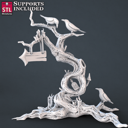 3D Printed STL Miniatures Toxic Vendor Set 28mm - 32mm War Gaming D&D (Online Only)