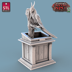 3D Printed STL Miniatures Trophy Hunter Set Fantasy NPC 2 | 28 - 32mm War Gaming D&D (Online Only)
