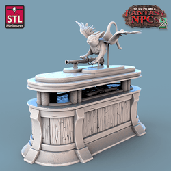 3D Printed STL Miniatures Trophy Hunter Set Fantasy NPC 2 | 28 - 32mm War Gaming D&D (Online Only)