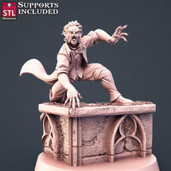 3D Printed STL Miniatures Vampire Set 28 - 32mm War Gaming D&D (Online Only)