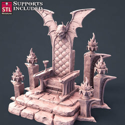 3D Printed STL Miniatures Vampire Set 28 - 32mm War Gaming D&D (Online Only)