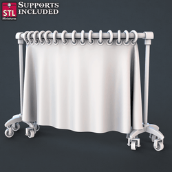 3D Printed STL Miniatures Veterinarian Set | 28 - 32mm War Gaming D&D (Online Only)