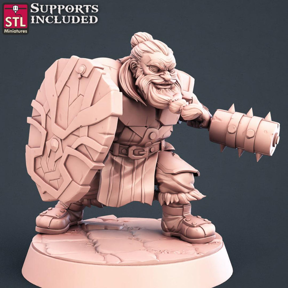 3D Printed STL Miniatures Warriors Set 28 - 32mm War Gaming D&D (Online Only)
