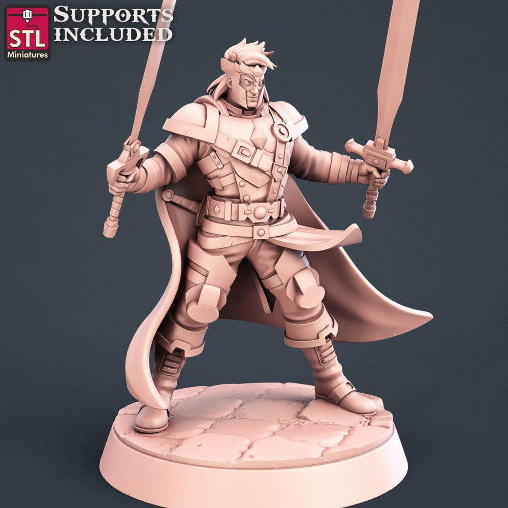 3D Printed STL Miniatures Warriors Set 28 - 32mm War Gaming D&D (Online Only)