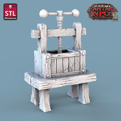 3D Printed STL Miniatures Winemakers Set Fantasy NPC 2 | 28 - 32mm War Gaming D&D (Online Only)