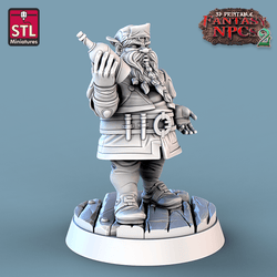3D Printed STL Miniatures Winemakers Set Fantasy NPC 2 | 28 - 32mm War Gaming D&D (Online Only)