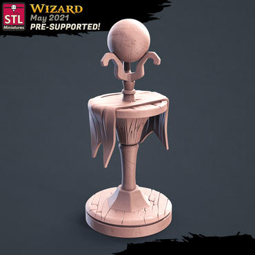 3D Printed STL Miniatures Wizard Set 28 - 32mm War Gaming D&D (Online Only)