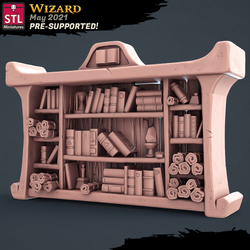 3D Printed STL Miniatures Wizard Set 28 - 32mm War Gaming D&D (Online Only)