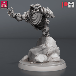 3D Printed STL Miniatures Wolves and Werewolves 28mm - 32mm War Gaming D&D (Online Only)