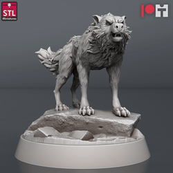 3D Printed STL Miniatures Wolves and Werewolves 28mm - 32mm War Gaming D&D (Online Only)