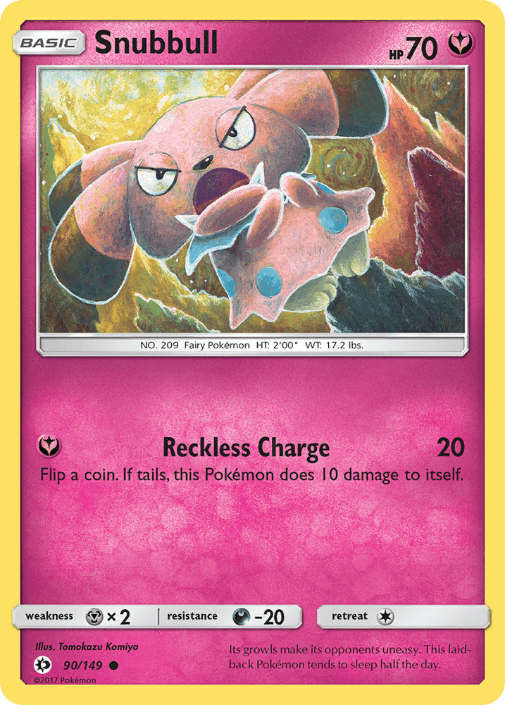 Snubbull (90/149) [Sun & Moon: Base Set] (Online Only)
