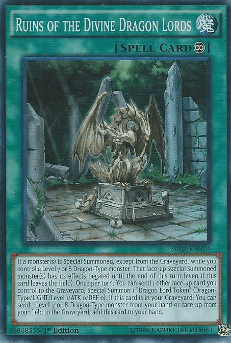 Ruins of the Divine Dragon Lords [SR02-EN024] Super Rare (ONLINE ORDER ONLY)