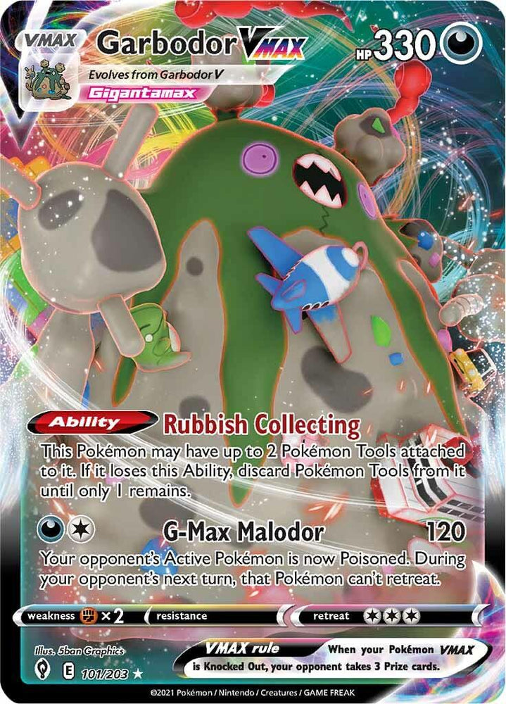 Garbodor VMAX (101/203) [Sword & Shield: Evolving Skies] (Online Only)