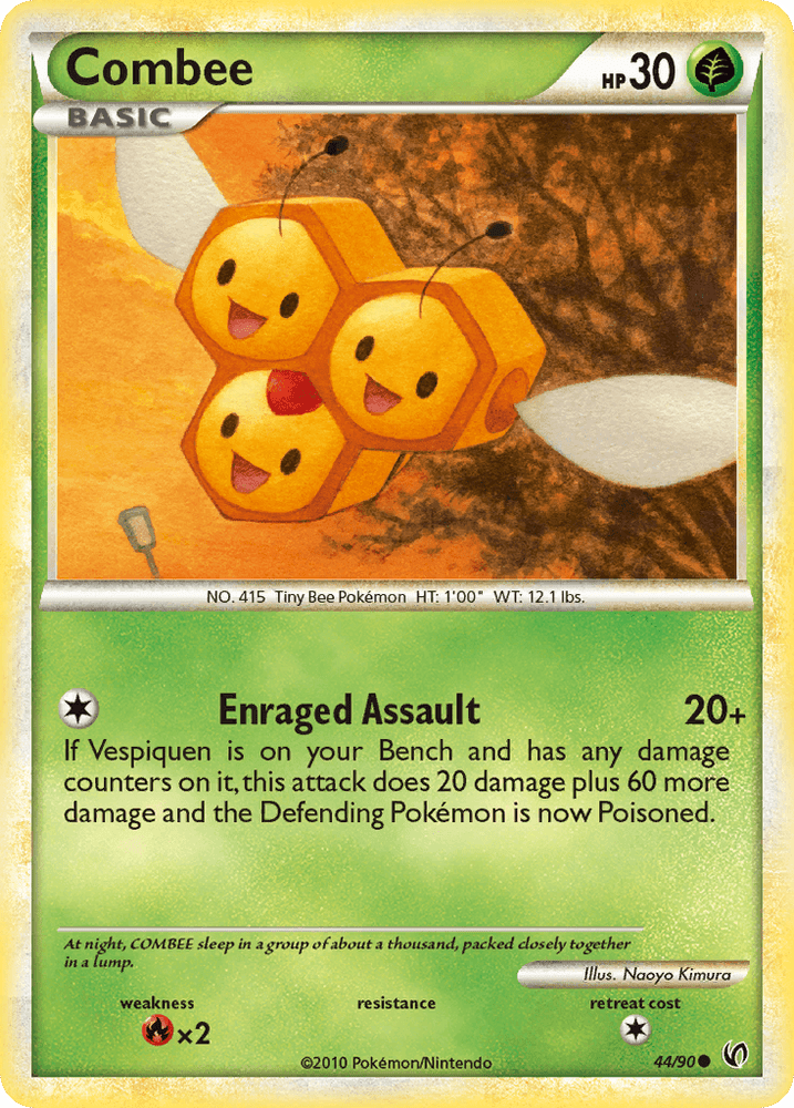 Combee (44/90) [HeartGold & SoulSilver: Undaunted] (Online Only)