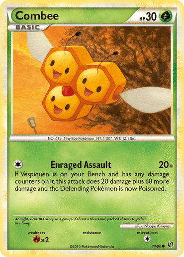 Combee (44/90) [HeartGold & SoulSilver: Undaunted] (Online Only)