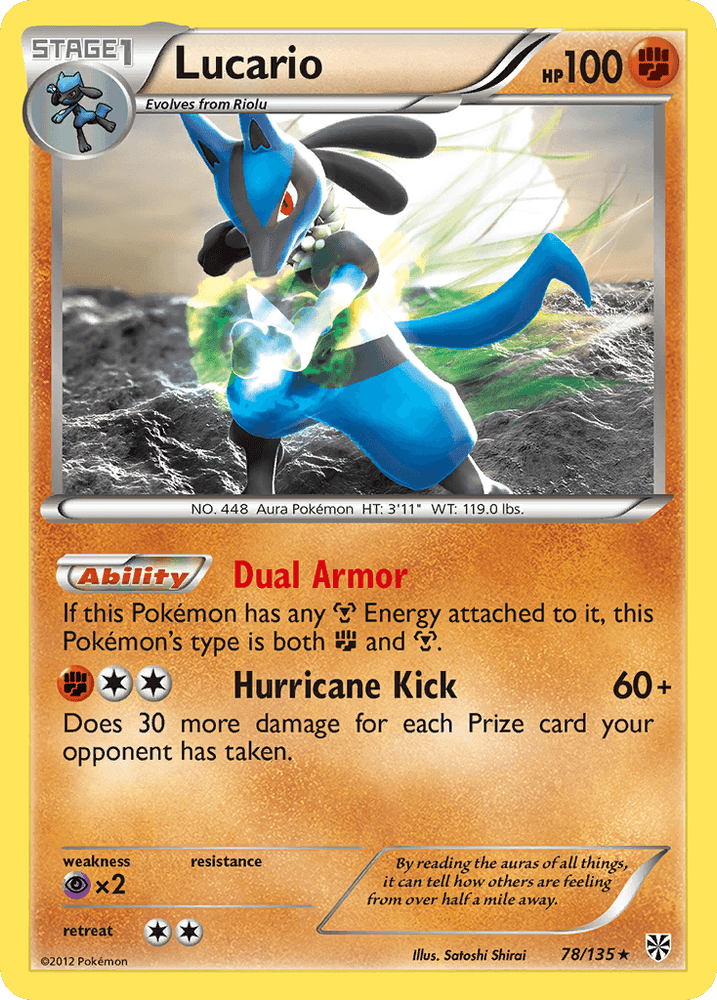 Lucario (78/135) [Black & White: Plasma Storm] (Online Only)