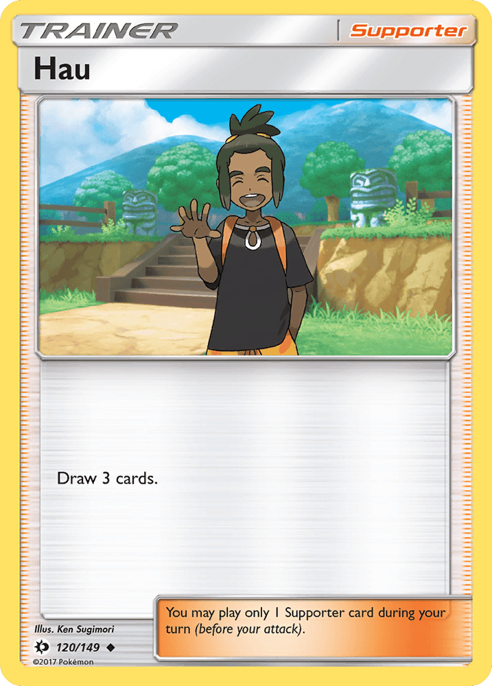 Hau (120/149) [Sun & Moon: Base Set] (Online Only)