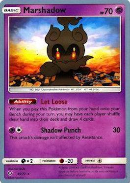 Marshadow (45/73) (Dragones y Sombras - Pedro Eugenio Torres) [World Championships 2018] (Online Only)